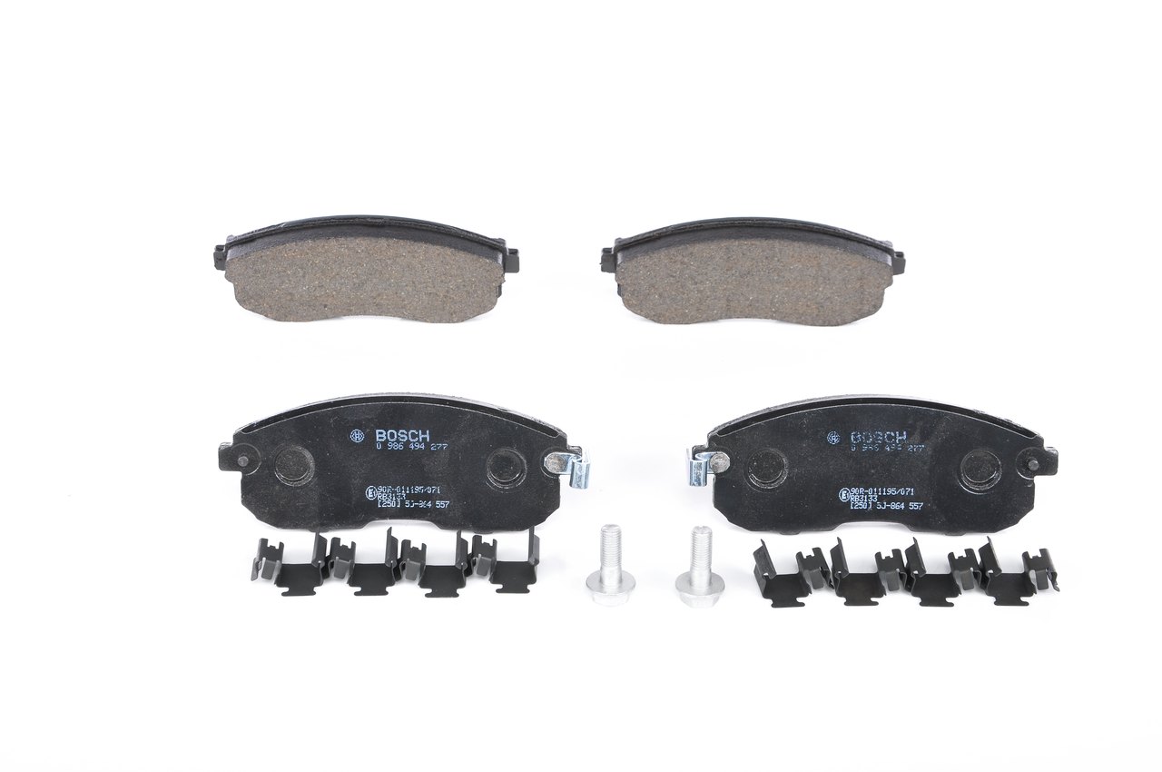 OEM D1060AM80B BOSCH Jarrupalat, levyjarru 0 986 494 277 varten NISSAN, MAZDA, INFINITI