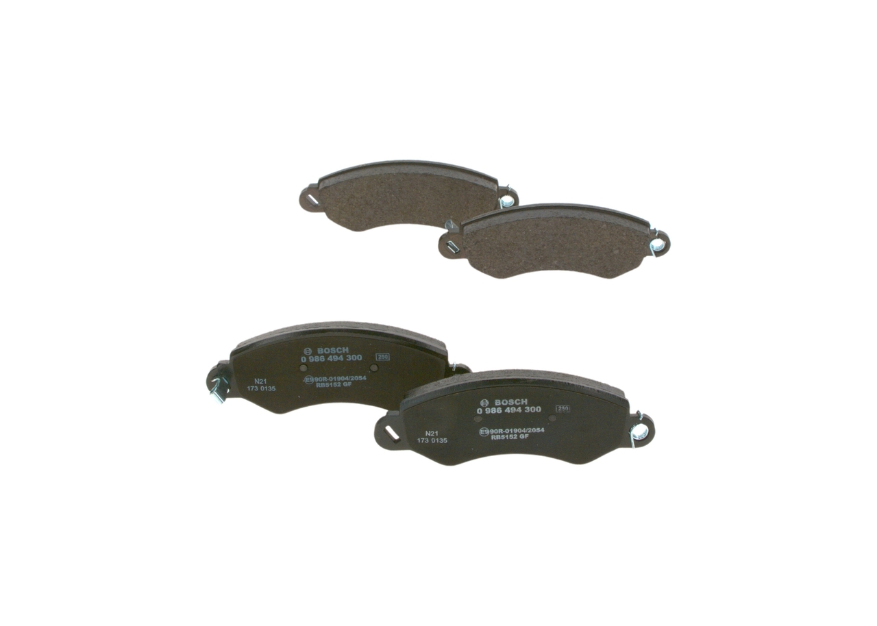 BOSCH Bromsbelägg & bromsbeläggsats 0 986 494 300