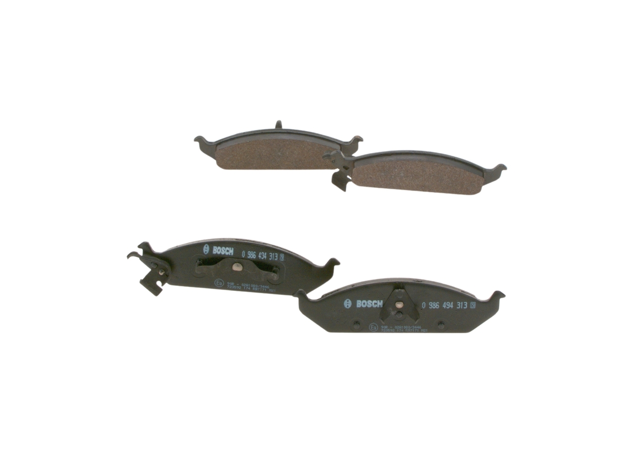 STRATUS Kit pastiglie freni 0 986 494 313 BOSCH