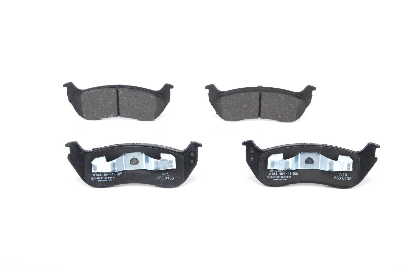 JEEP CHEROKEE 2005 Kit pastiglie freni 0 986 494 419