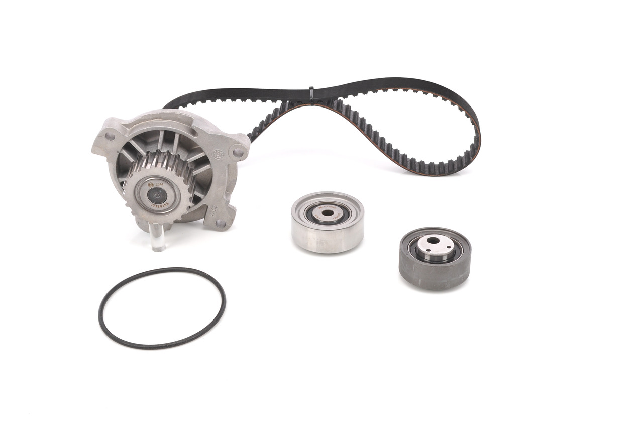 BOSCH Kit de distribution + pompe à eau (1 987 948 877) pour AUDI A6 C4 Berline (4A2) 2.5 TDI (103 KW / 140 CH / de 1994)