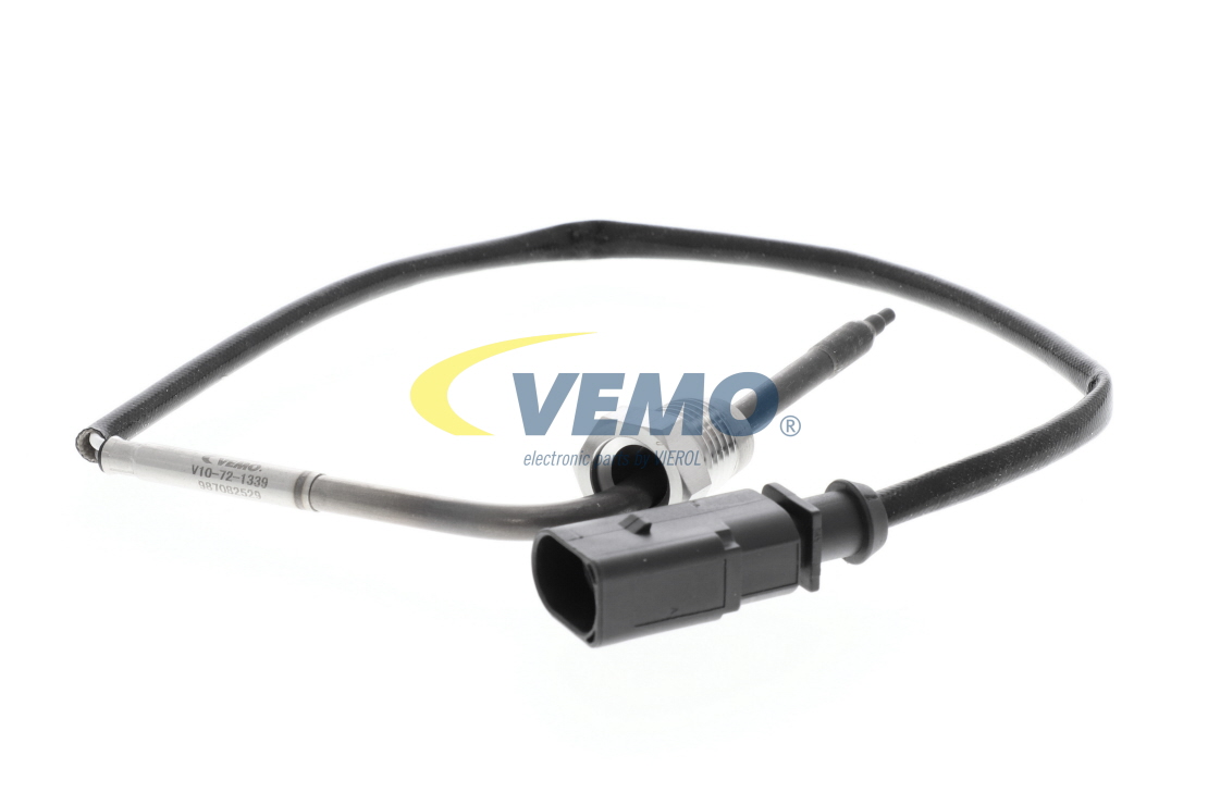 VEMO Sensor, temp. gas escape (V10-72-1339) para VW Caddy III Familiar (2KB, 2KJ, 2CB, 2CJ) 1.6 TDI (55 KW / 75 CV / de 2010)