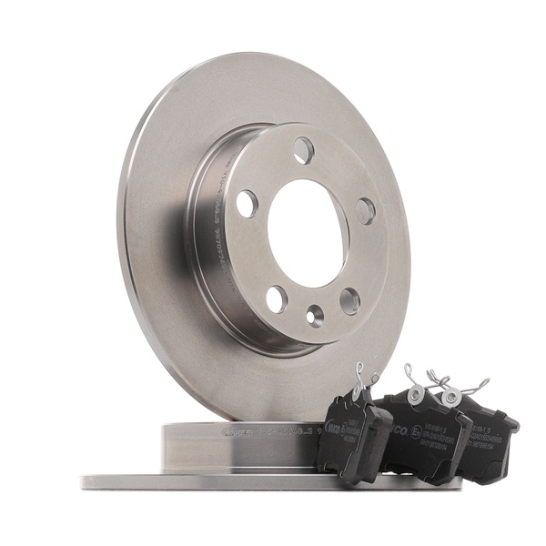 OEM 1J0615601C VAICO Kit dischi e pastiglie V10-90002 per VOLKSWAGEN, BMW, AUDI, PEUGEOT, SEAT