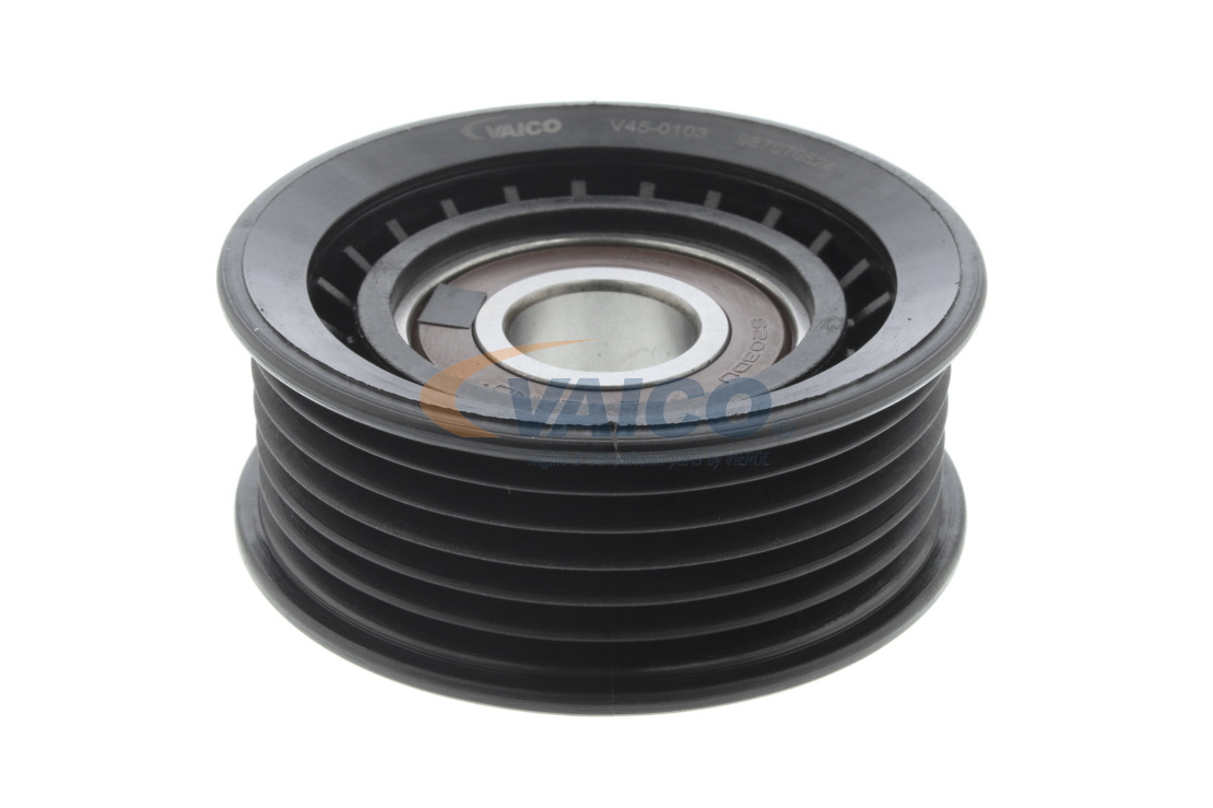 OEM 059903341J VAICO Deflection / Guide Pulley, v-ribbed belt V45-0103 for VW, AUDI, MERCEDES-BENZ, SKODA, FIAT