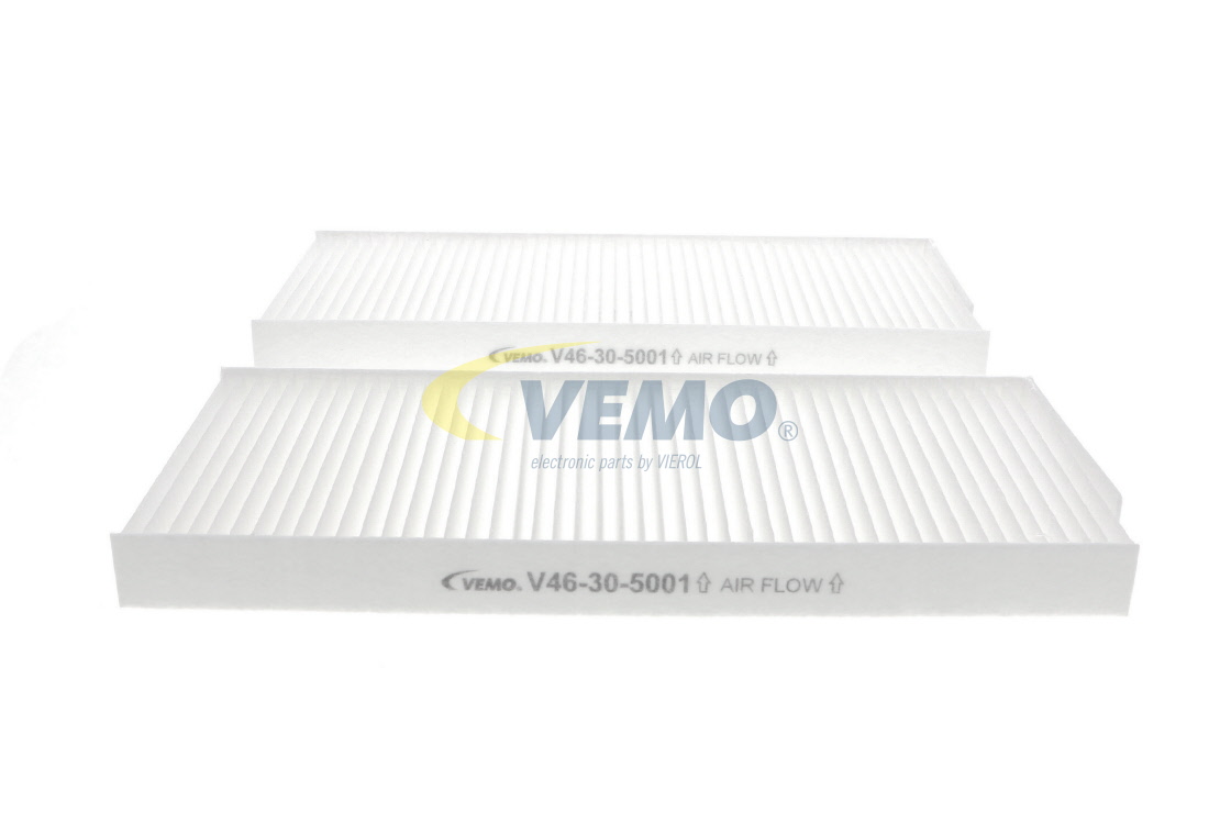 OEM 7701209837 VEMO Filtre d'habitacle V46-30-5001 pour RENAULT, MERCEDES-BENZ, OPEL, NISSAN, DACIA