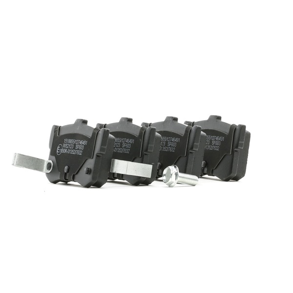 RIDEX Brake pad set (402B1127) for MG MGF (RD) 1,8 i VVC (118 KW / 160 HP / from 2001)