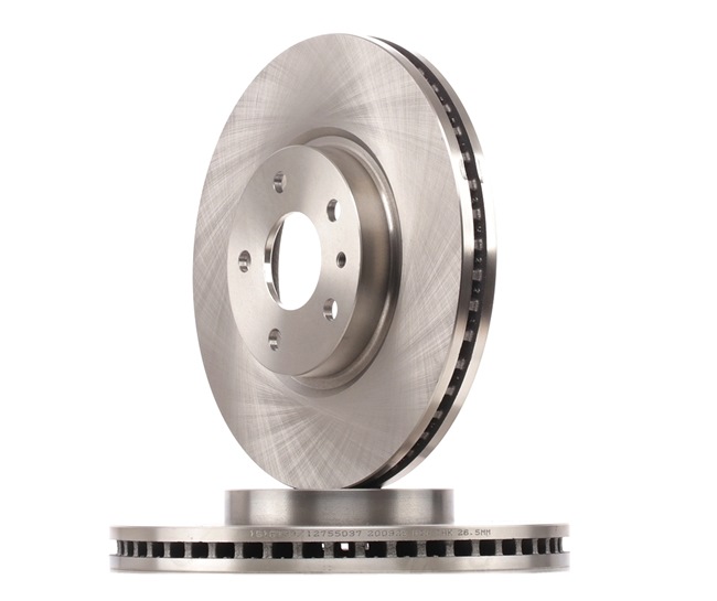 RIDEX Brake disc (82B1669) for FORD Mondeo V Saloon (CD) 2.0 Hybrid (130 KW / 177 HP / from 2014)