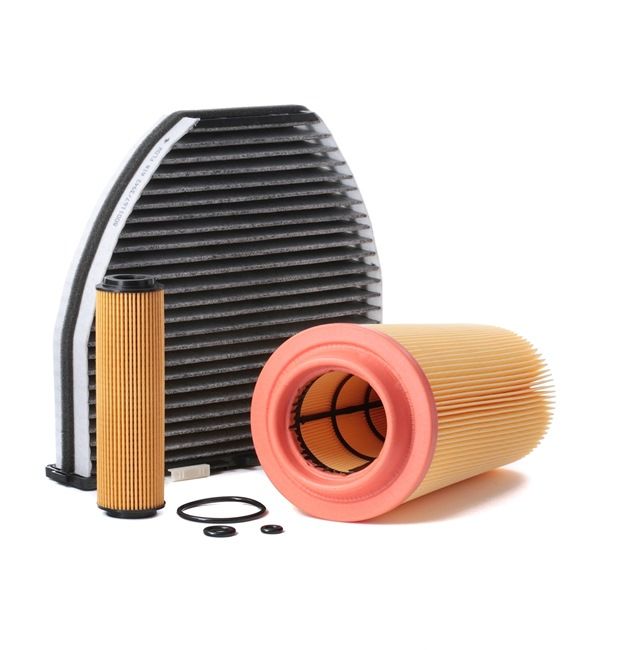 RIDEX Kit de filtros (4055F0125) para MERCEDES-BENZ Classe C T-modell (S204) C 180 Kompressor (204.246) (115 KW / 156 CV / de 2007)