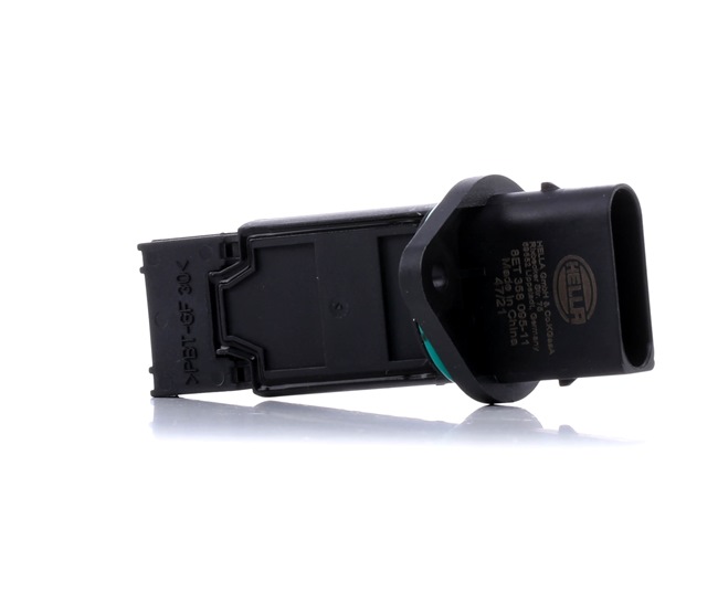 HELLA Mass air flow sensor (8ET 358 095-111) for MERCEDES-BENZ C-Class T-modell (S203) C 270 CDI (203.216) (125 KW / 170 HP / from 2001)