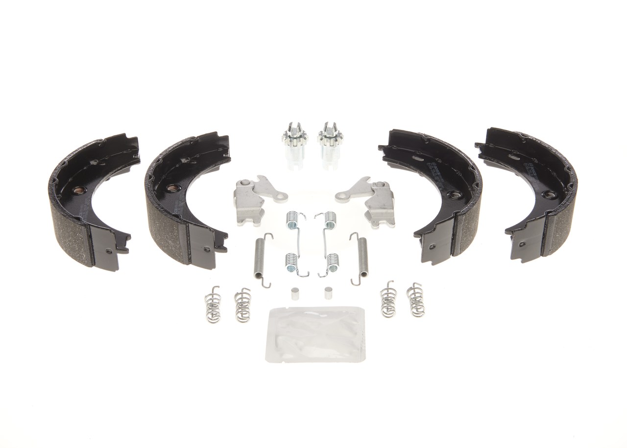 Handremschoenen (0 204 113 808) van BOSCH Voor MERCEDES-BENZ SPRINTER 4-t Open laadbak/ Chassis (904) 412 D (85 KW / 115 PK / Van 1999)