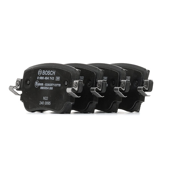 comprare Kit pastiglie freni - BOSCH (0 986 494 743)