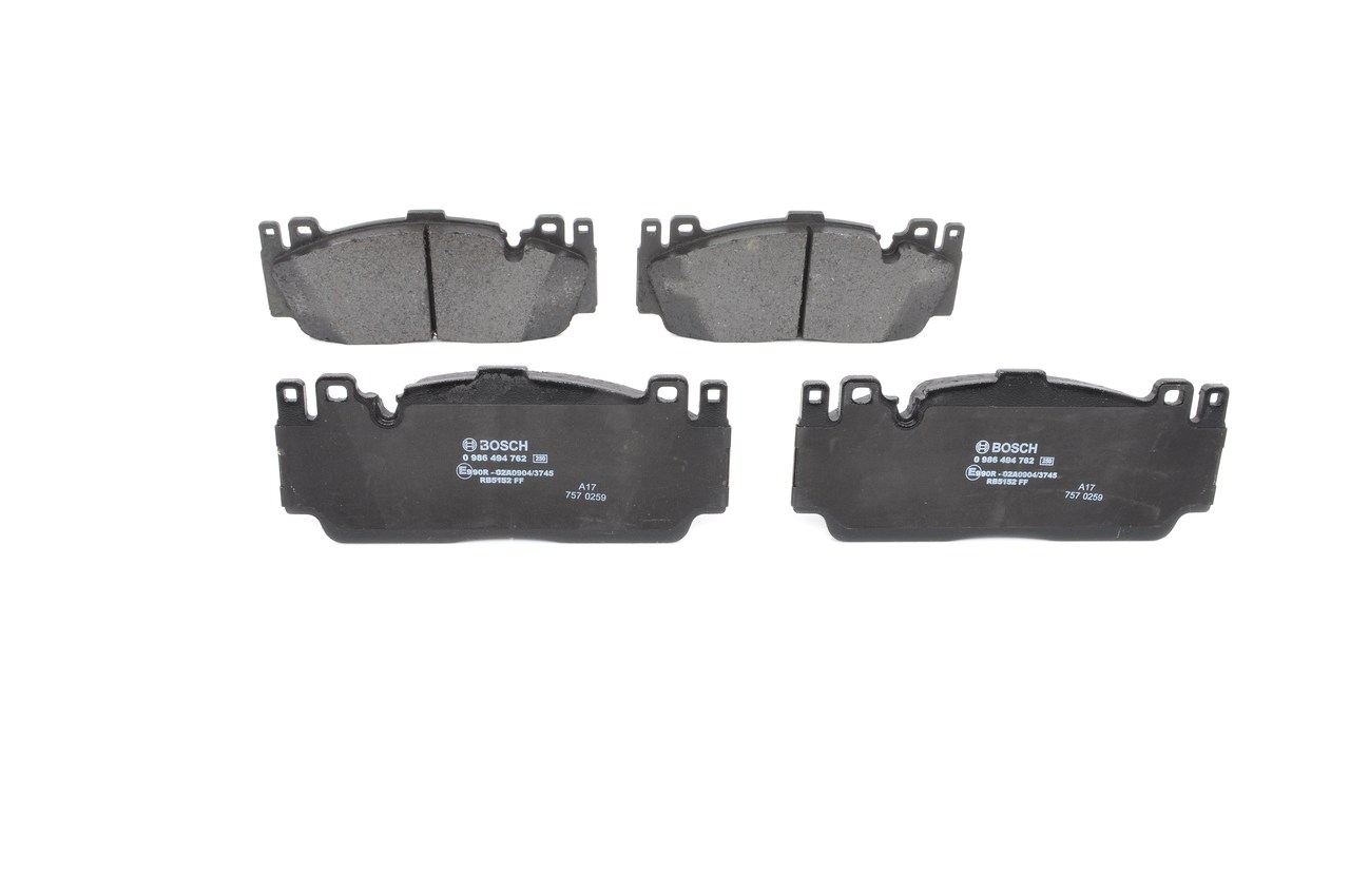 OEM 34112284869 BOSCH Jarrupalat, levyjarru 0 986 494 762 varten BMW