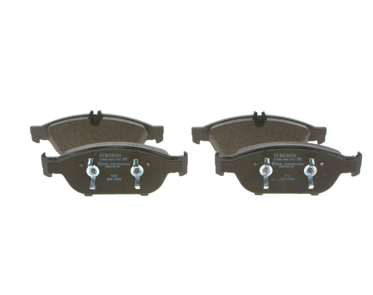 OEM A0064206520 BOSCH Jarrupalat, levyjarru 0 986 494 772 varten MERCEDES-BENZ