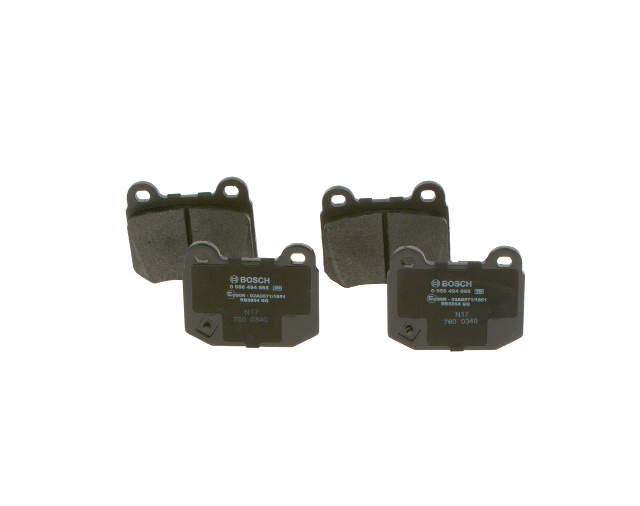 OEM 4605A050 BOSCH  Bremsbeläge 0 986 494 865 für NISSAN, MITSUBISHI, SUBARU
