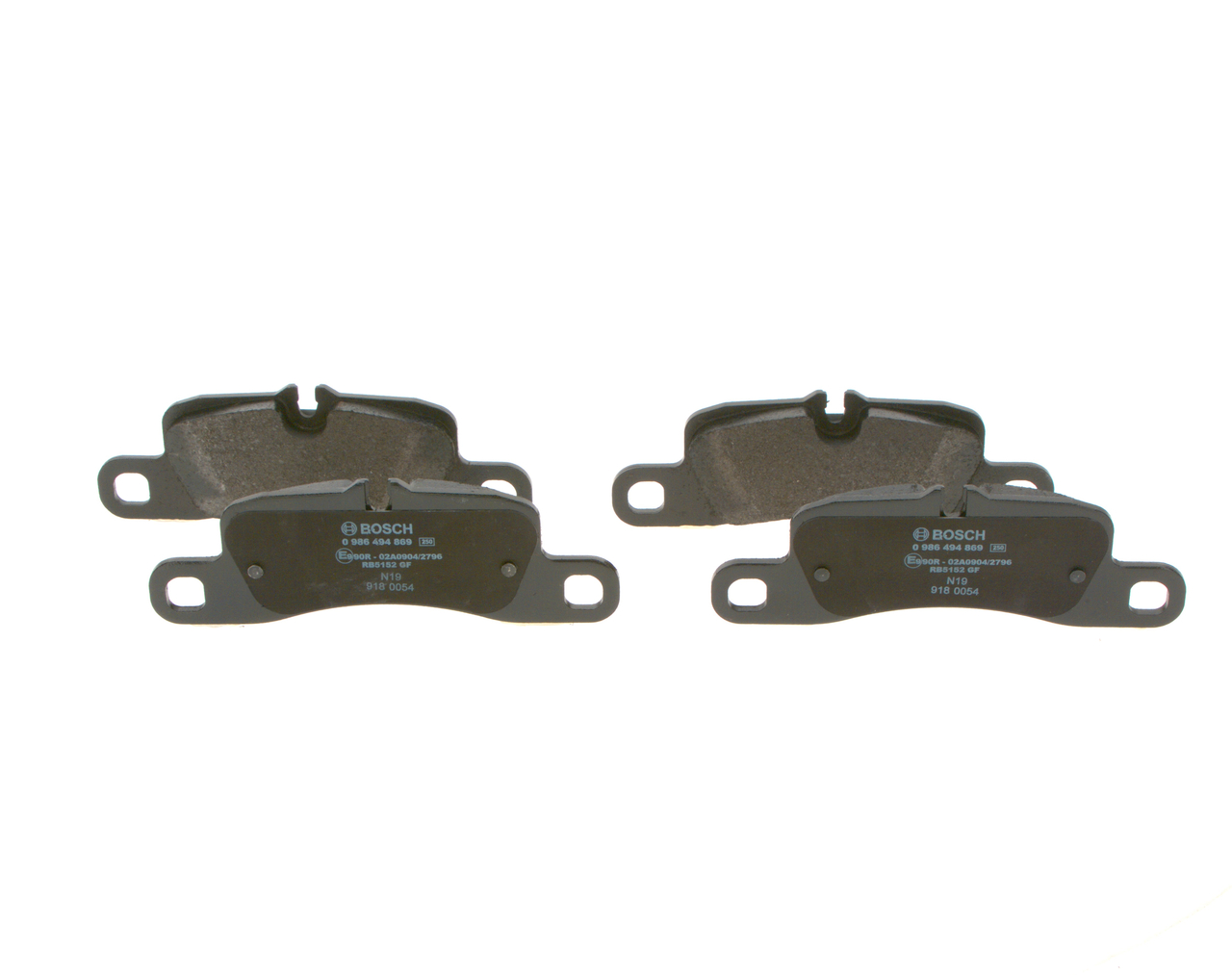 OEM 95835293971 BOSCH Kit pastiglie freni 0 986 494 869 per PORSCHE