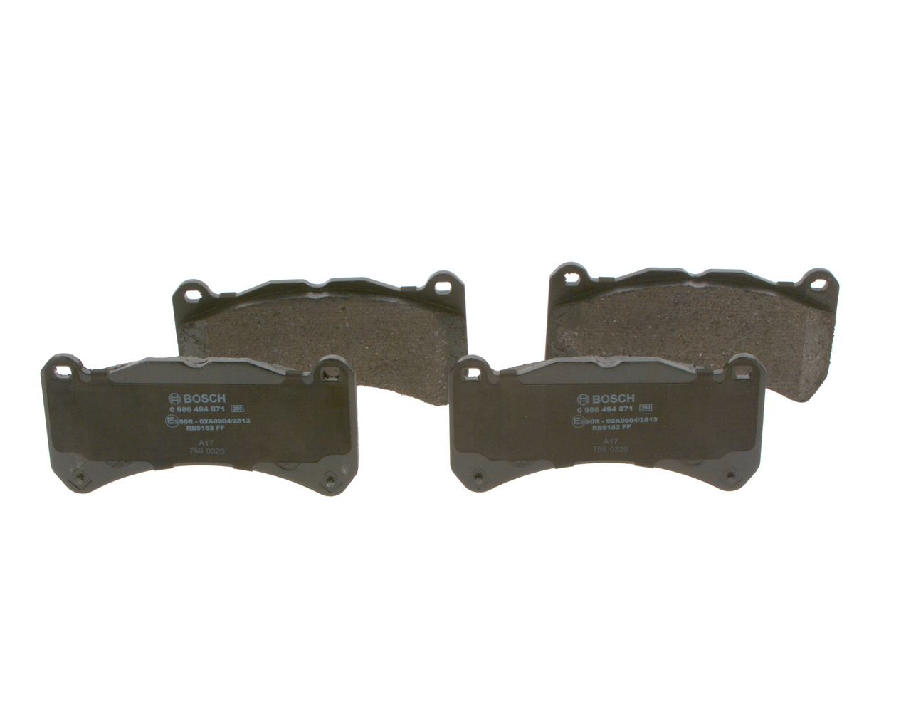 OEM 044650W120 BOSCH Kit pastiglie freni 0 986 494 871 per OPEL, TOYOTA, LEXUS, SATURN