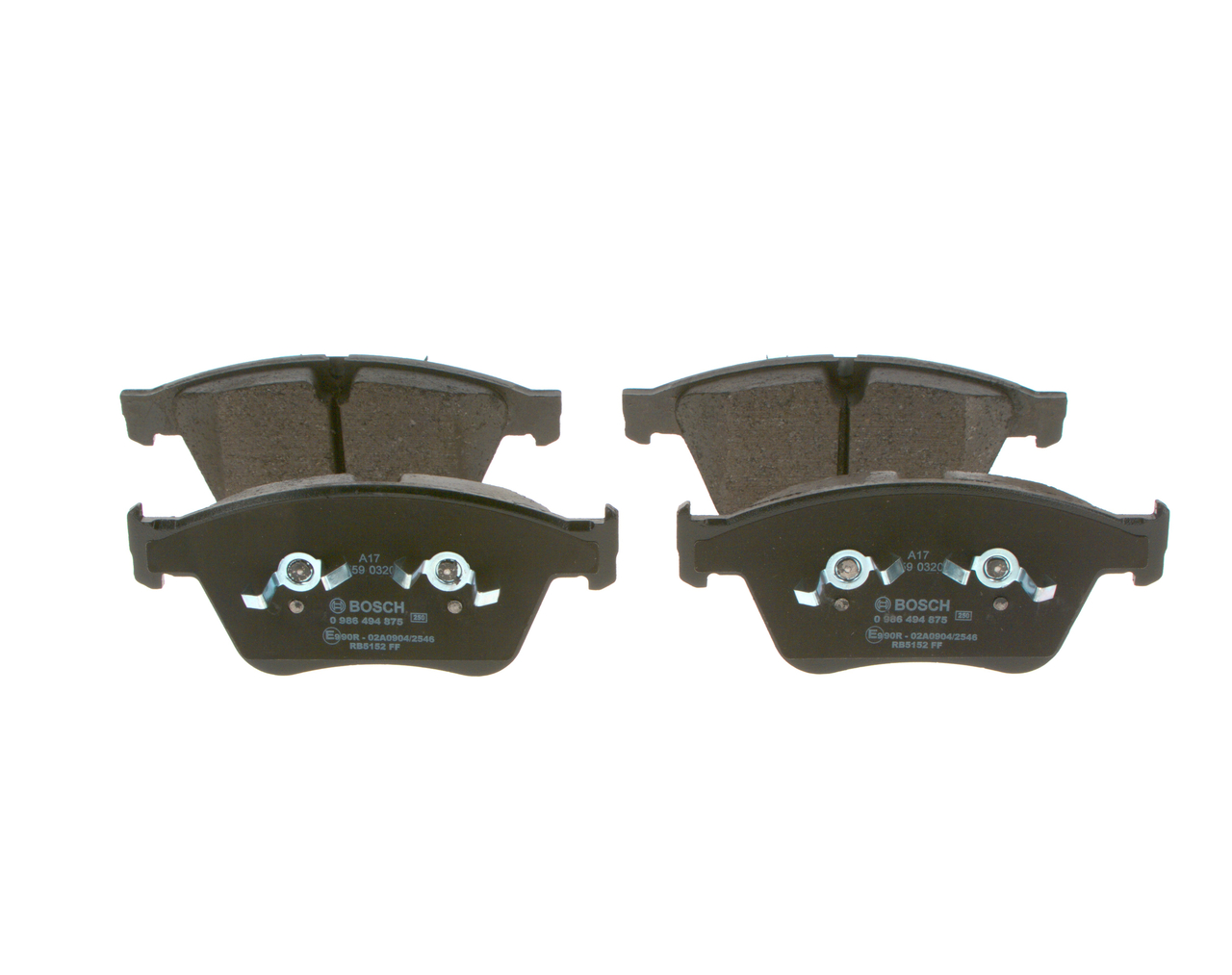 OEM 1644202320 BOSCH Jarrupalat, levyjarru 0 986 494 875 varten MERCEDES-BENZ
