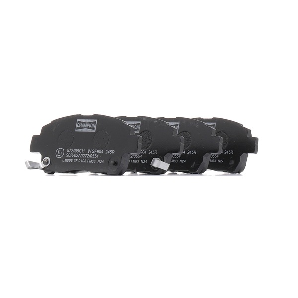 OEM 0446552041 CHAMPION Bromsbelägg 572405CH för MERCEDES-BENZ, TOYOTA, SUZUKI, LEXUS, DAIHATSU