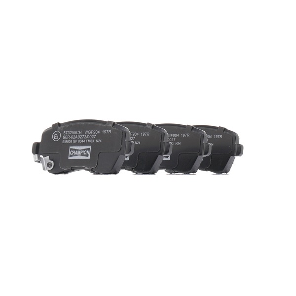 Remblokken (573255CH) van CHAMPION Voor SUZUKI SWIFT III (MZ, EZ) 1.3 4WD (RS 413, ZD11S) (67 KW / 91 PK / Van 2008)