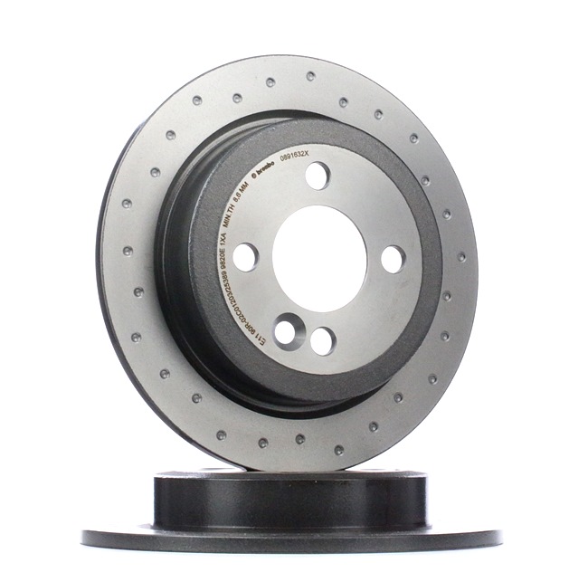 OEM 34216774987 BREMBO Bremseskive 08.9163.2X med BMW, MAZDA, MINI, ROVER