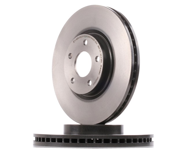 OEM 2037502 BREMBO Brake disc 09.N255.21 for FORD