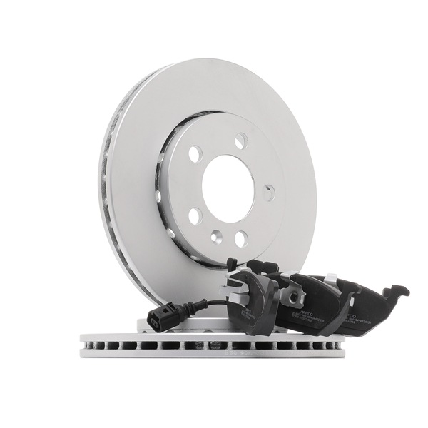 OEM 1K0698151J MAPCO Brake discs and pads set 47855HPS for VW, AUDI, SKODA, MAZDA, SEAT