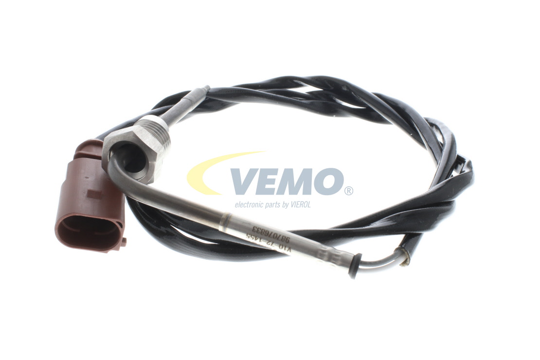 VEMO Sensor, temperatura dos gases de escape (V10-72-1455) para PORSCHE Cayenne (9PA) 3.0 TDI (176 KW / 240 CV / de 2009)