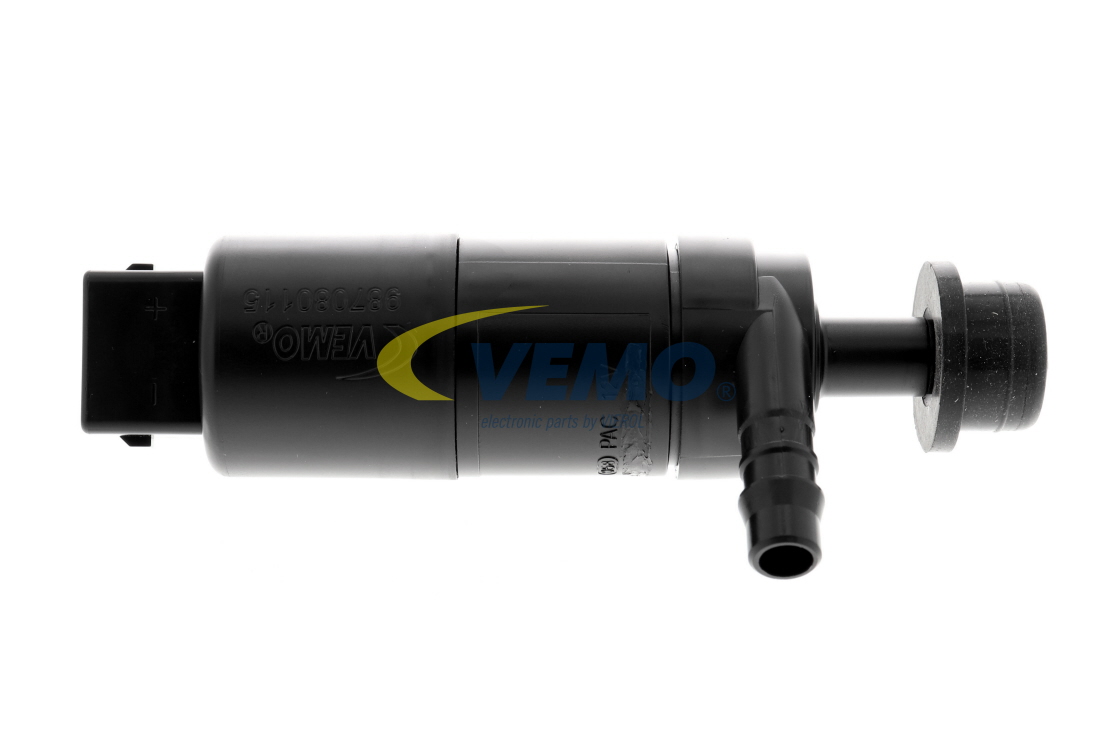 Vaskevannspumpe, lyskastervasking (V25-08-0015) fra VEMO for FORD FOCUS (DAW, DBW) 1.8 16V BiFuel (85 KW / 115 HK / Fra 2002)