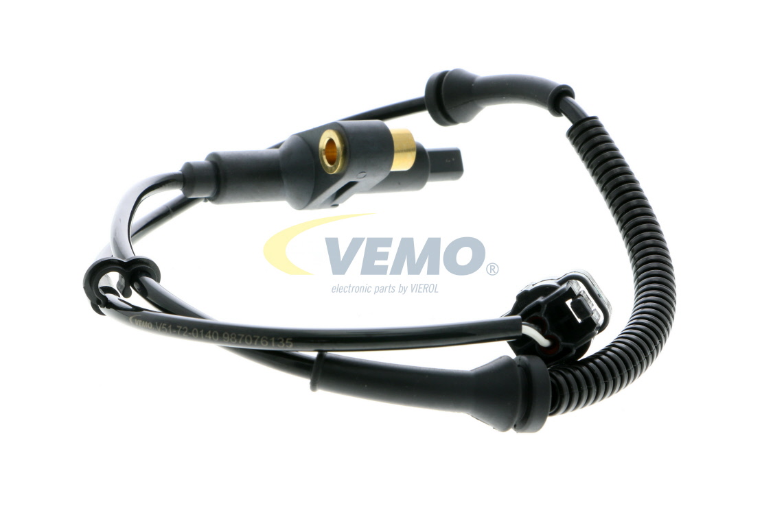 Sensor, ABS (V51-72-0140) fra VEMO for CHEVROLET SPARK 1.0 SX (44 KW / 60 HK / Fra 2009)