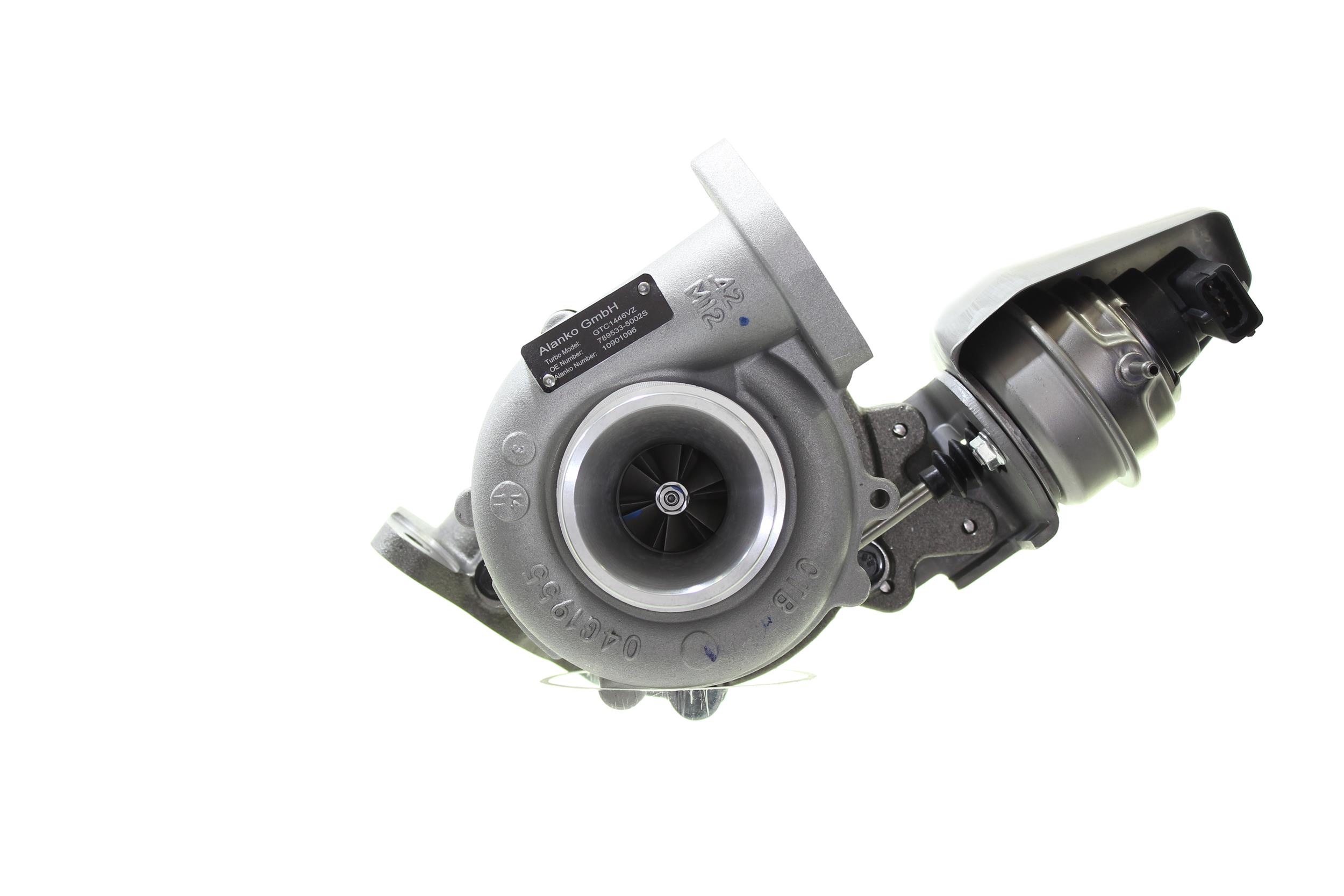 ALANKO Turbocompresor (10901096) para VAUXHALL Astra Mk VI (J) GTC (P10) 1.7 CDTi (96 KW / 131 CV / de 2011)