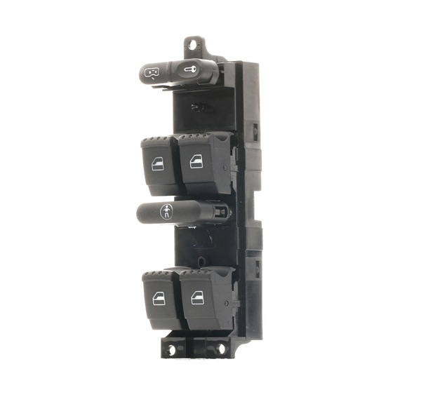 OEM 1J4959857C VIKA Brytare, fönsterhiss 99590043801 för VW, AUDI, SKODA, SEAT