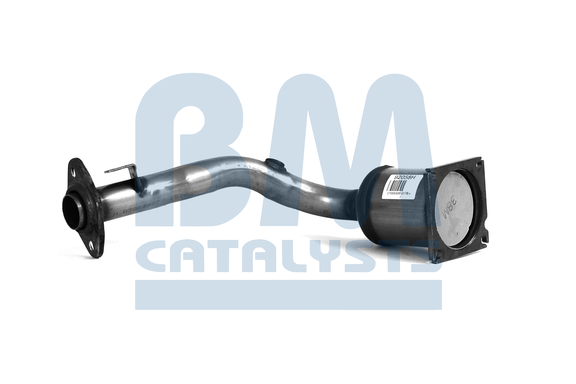 OEM 1731VL BM CATALYSTS Katalysaattori BM92058H varten MERCEDES-BENZ, PEUGEOT, CITROЁN, TALBOT