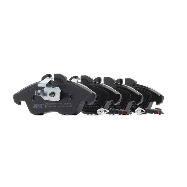 OEM 2D0698151 JURID Bremseklodser 571844J med VW, MERCEDES-BENZ, AUDI, SKODA, SEAT