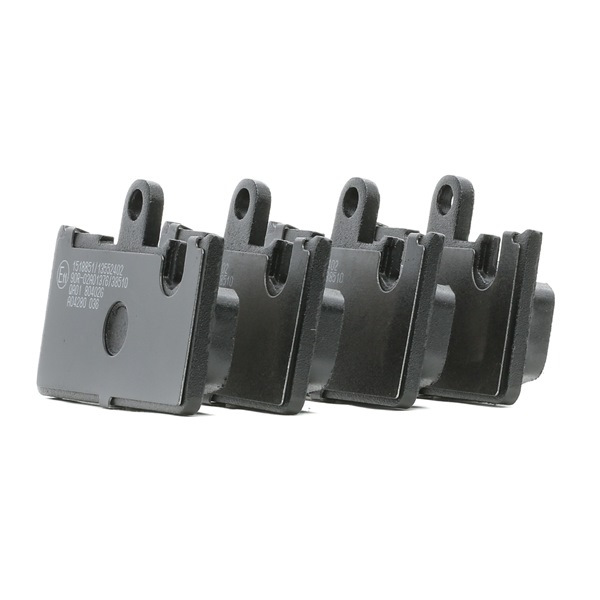 RIDEX Brake pad set (402B1237) for LEXUS RX (MHU3_, GSU3_, MCU3_) 350 AWD (GSU35_) (203 KW / 276 HP / from 2006)