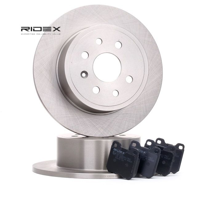 OEM 1605883 RIDEX Kit dischi e pastiglie 3405B0141 per FORD, OPEL, CHEVROLET, SAAB, VAUXHALL