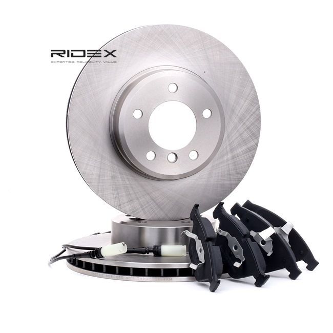 OEM 34116753221 RIDEX Bremseskiver og klodser 3405B0213 med BMW