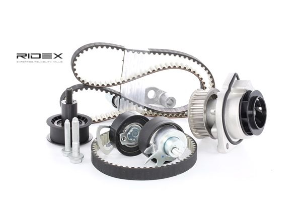 RIDEX Kit de distribution + pompe à eau (3096W0034) pour VW Caddy III Break (2KB, 2KJ, 2CB, 2CJ) 1.4 (59 KW / 80 CH / de 2006)