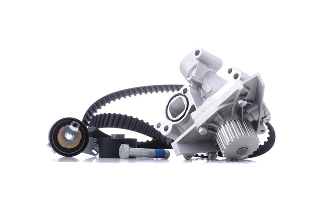 Distributieriem set + waterpomp (3096W0047) van RIDEX Voor CITROËN JUMPY Open laadbak/ Chassis 2.0 I (X_RFH) (103 KW / 140 PK / Van 2006)