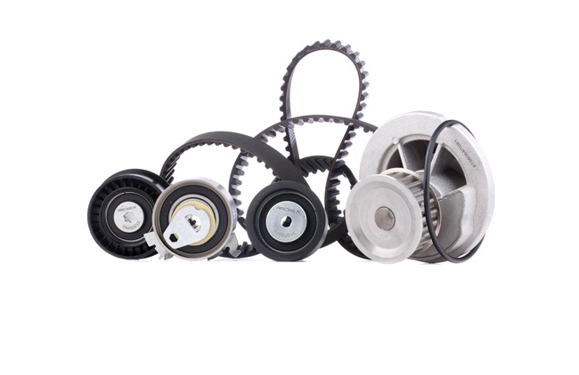 RIDEX Bomba de água + kit de correia dentada (3096W0119) para VAUXHALL Astra Mk IV (G) CC (T98) 1.4 16V (F08, F48) (66 KW / 90 CV / de 1998)
