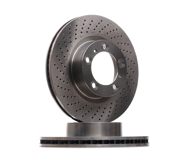 Remschijf (82B1284) van RIDEX Voor PORSCHE CAYMAN (981) S 3.4 (239 KW / 325 PK / Van 2013)