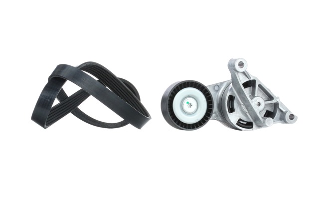 RIDEX Juego de correas trapeciales poli V (542R0044) para VW Passat B6 Sedán (3C2) 2.0 TDI (103 KW / 140 CV / de 2005)