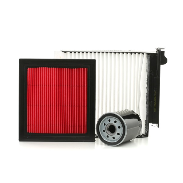 RIDEX Filterset (4055F0011) in erstklassiger Qualität für NISSAN Note (E11, NE11) 1.4 (65 KW / 88 PS / de 2006)
