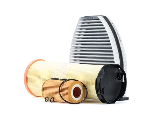 RIDEX Filterset (4055F0089) in erstklassiger Qualität für MERCEDES-BENZ CLS (C219) CLS 500 (219.375) (225 KW / 306 PS / de 2004)