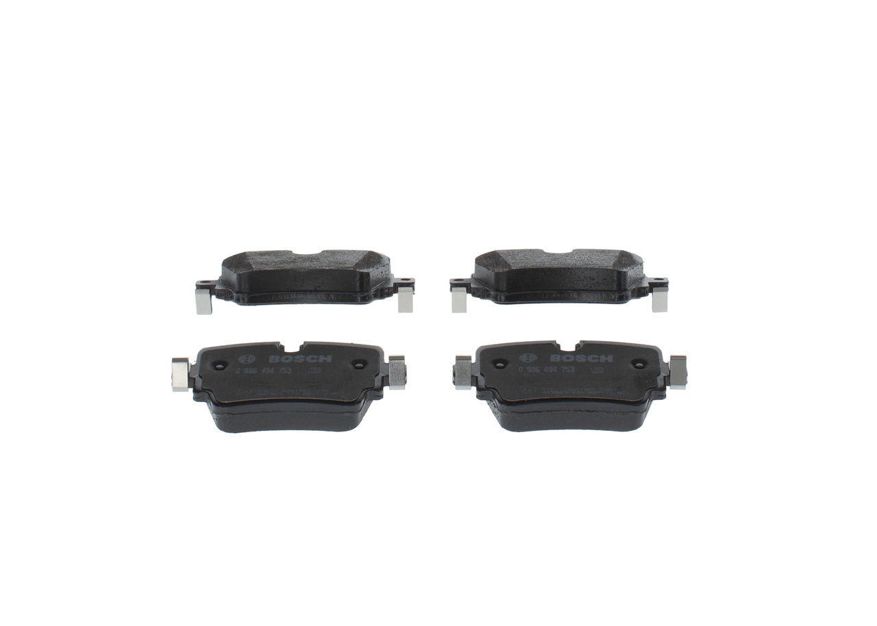 OEM C2D49906 BOSCH Jarrupalat, levyjarru 0 986 494 753 varten JAGUAR