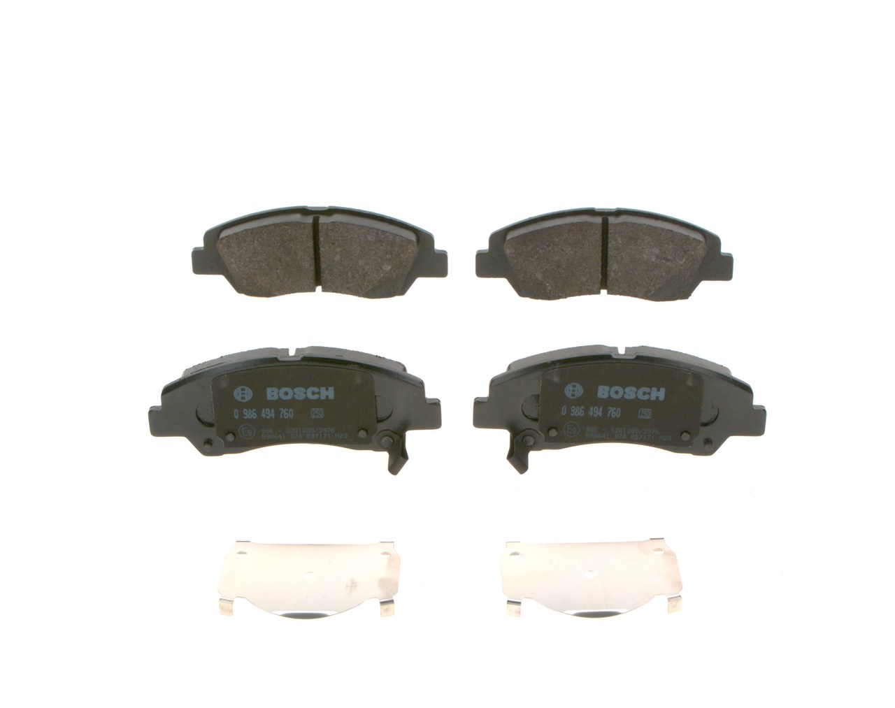 OEM 58101B9A70 BOSCH Jarrupalat, levyjarru 0 986 494 760 varten CITROЁN, KIA, HYUNDAI, SUZUKI