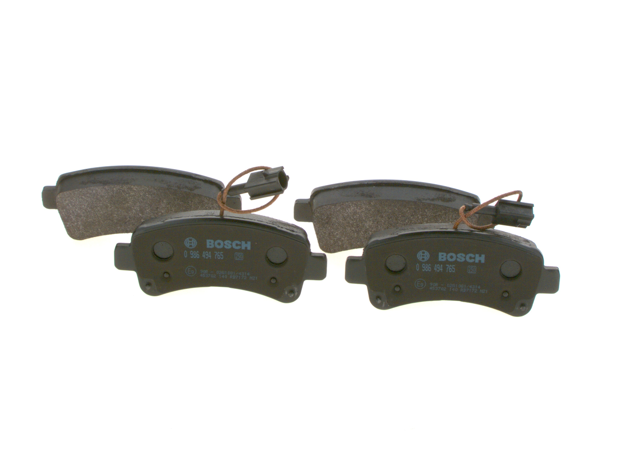 OEM 77367094 BOSCH Jarrupalat, levyjarru 0 986 494 765 varten CITROЁN, FIAT, ALFA ROMEO, IVECO, LANCIA