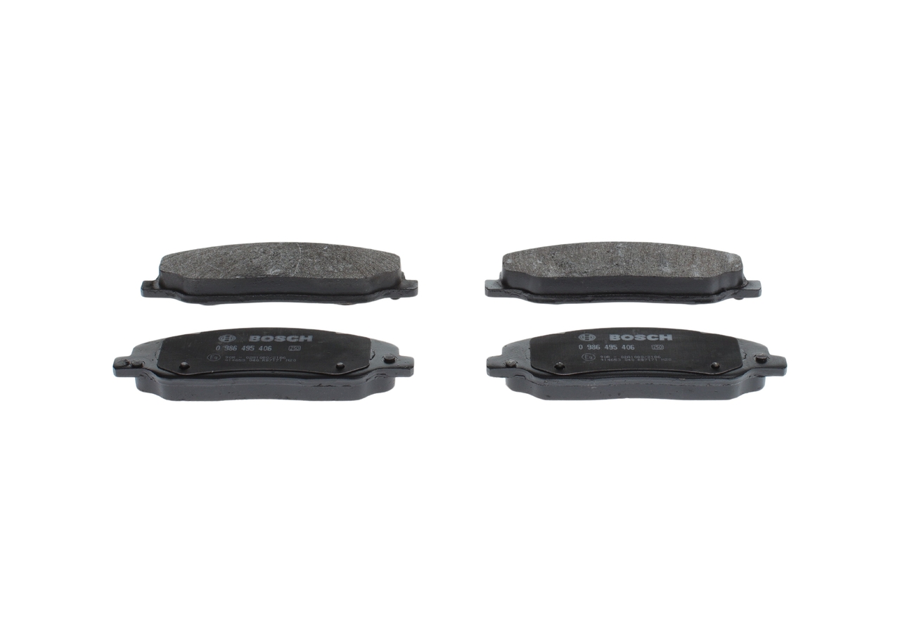 OEM 4R3Z2001BA BOSCH Jarrupalat, levyjarru 0 986 495 406 varten FORD, FORD USA