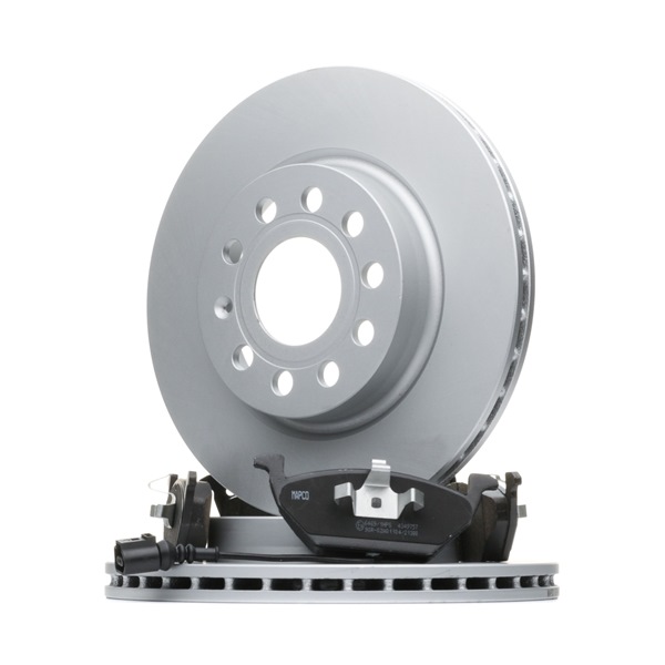 OEM 5C0615301C MAPCO Brake discs and pads set 47832HPS for VW, AUDI, SKODA, SEAT