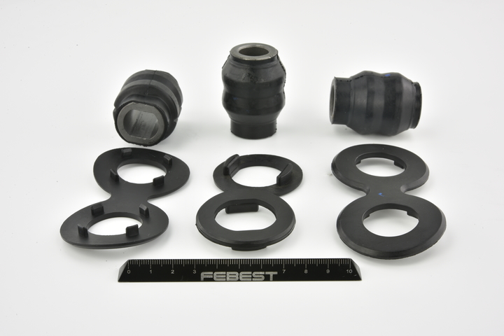 FEBEST Ophanging, stuurhuis NAB-Y62-KIT NISSAN NP300 Navara Flatbed Vrachtwagen / Chassis (D40) 2.5 dCi Ophanging, stuurhuis NAB-Y62-KIT