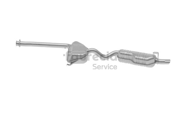 OEM 60610407 Faurecia Takaäänenvaimentaja FS01057 varten FIAT, ALFA ROMEO, LANCIA